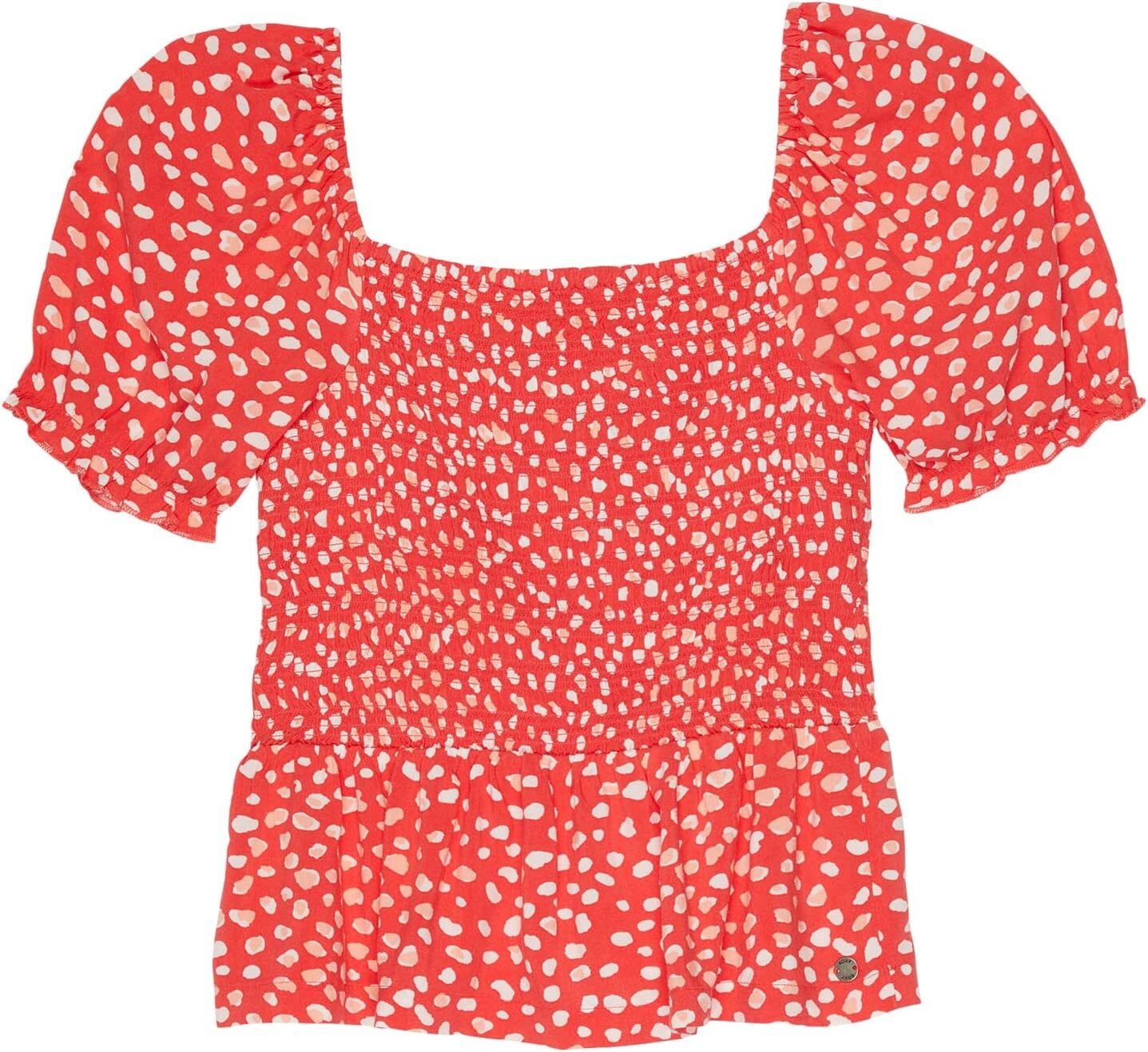 

Топ Roxy Hello Petal Top Woven Top, цвет Hibiscus Wild Dots