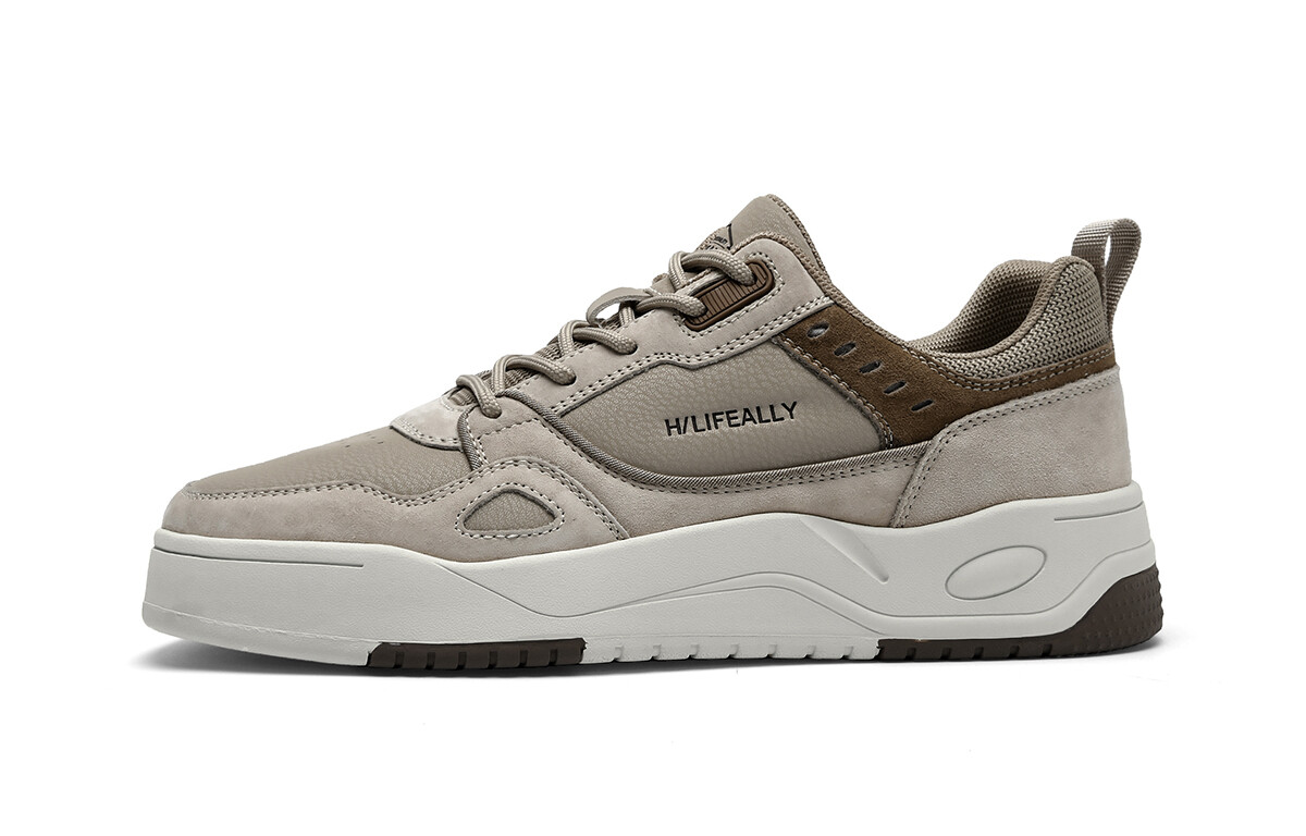 

Кеды мужские, обувь для скейтбординга низкая Hla, цвет White Gray