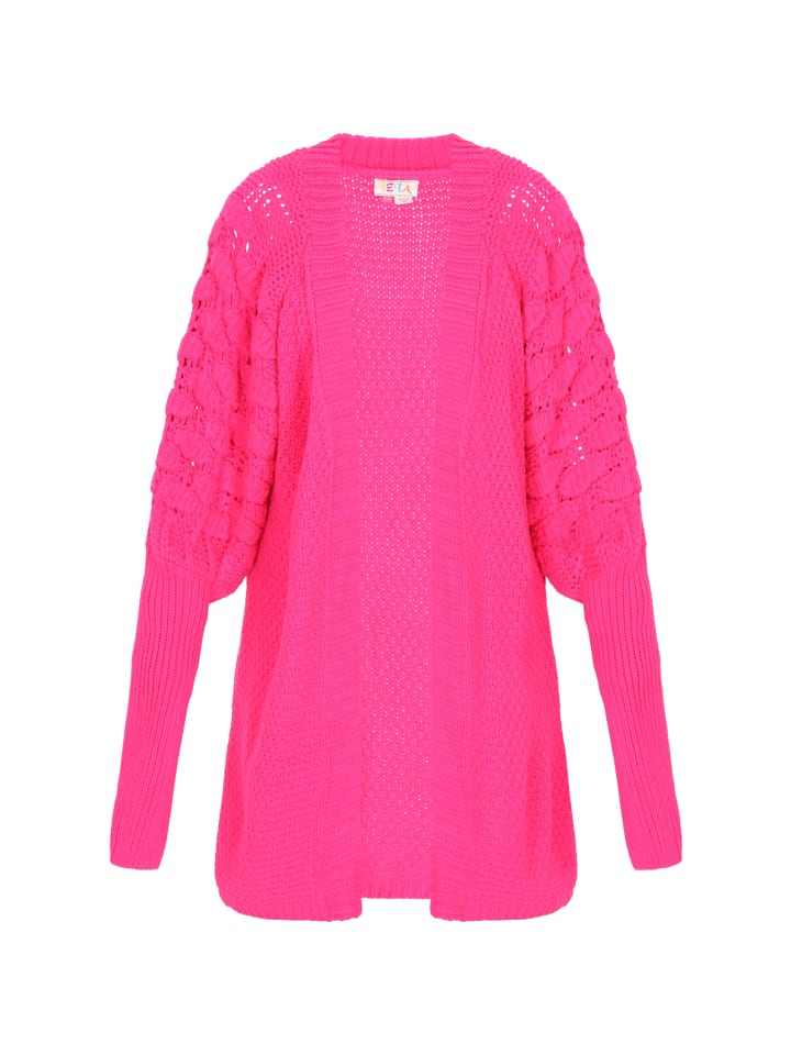 

Женский кардиган розового цвета IZIA