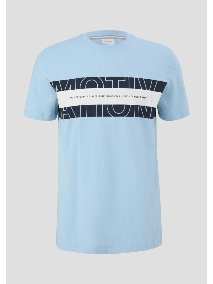 

s.Oliver Футболка 50F1 светло-голубого цвета, Синий, s.Oliver Футболка 50F1 светло-голубого цвета