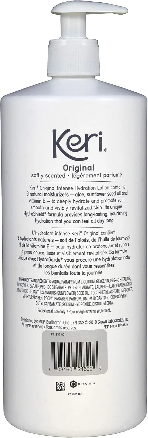 Лосьон для тела Keri Original с ароматом алоэ вера, 900 мл — фото 2