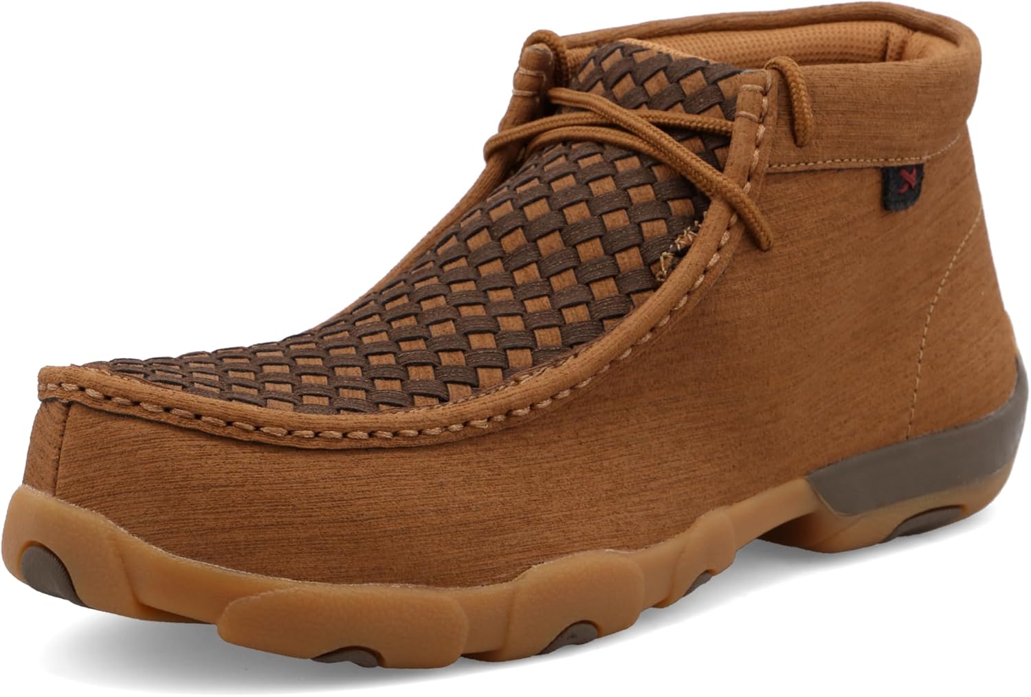 

Ботинки Twisted X мужские Work Nano с композитным носком, модель Chukka Driving Moc, Clay & Cocoa