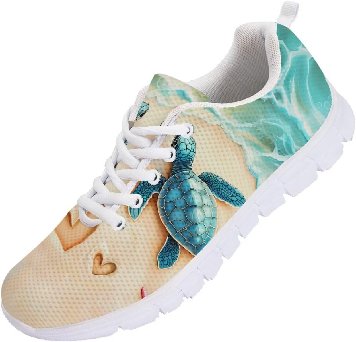 

Кроссовки для бега мужские Funnydude Funny Print, осенние легкие дышащие сетчатые, повседневные кроссовки 2025, Sea Turtle