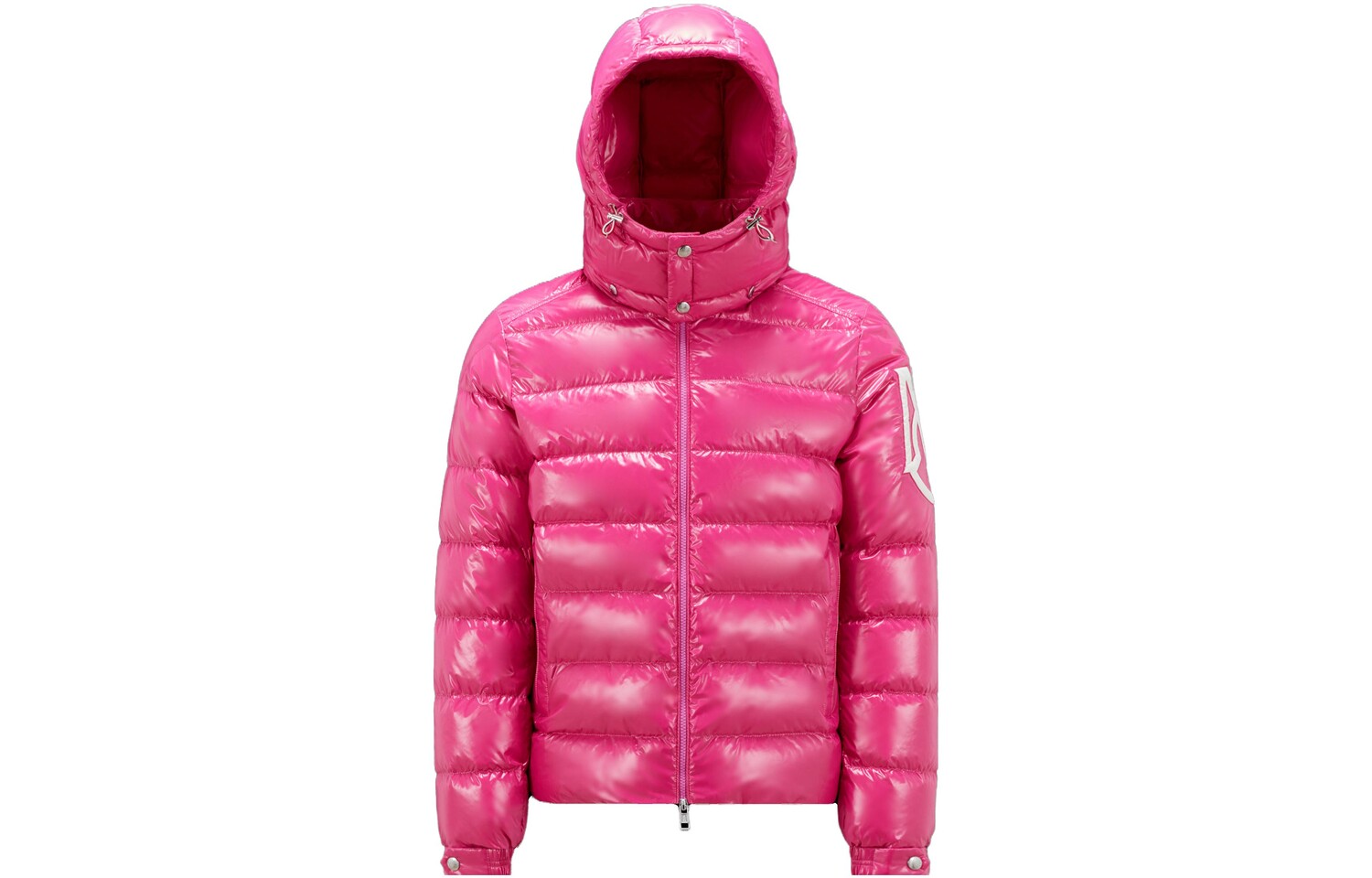 

Пуховик мужской ярко-розовый Moncler, цвет Bright Pink