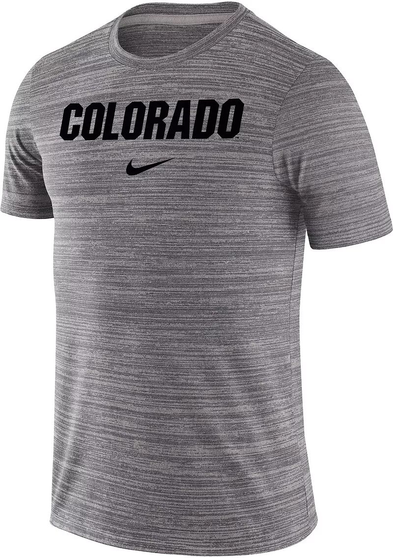 

Мужская серая футболка Nike Colorado Buffaloes Dri-FIT Velocity Football Team Issue