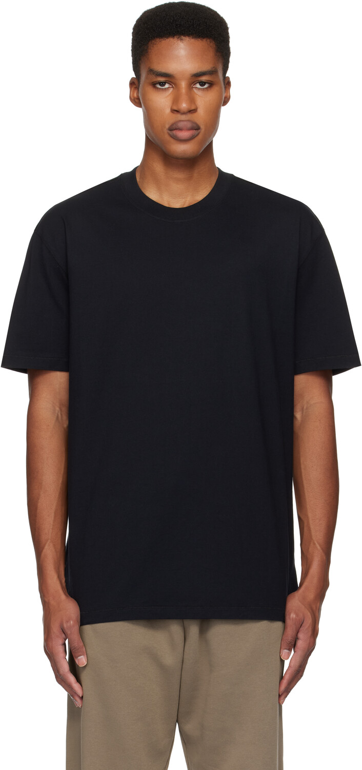 

Футболка KIM Black Heavyweight Cotton Relaxed SKIMS