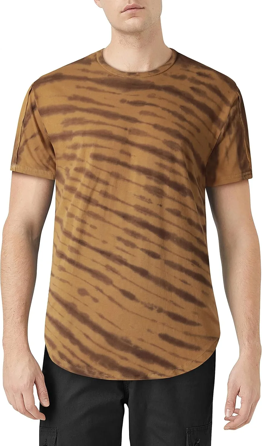 

Футболка мужская Lightweight Hipster Yoga Urban Round Hemline Multicolor Tie Dye Hat and Beyond