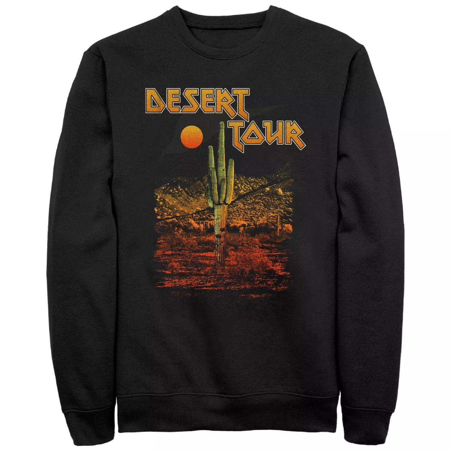 

Мужской модный свитшот с градиентным текстом Desert Tour Generic