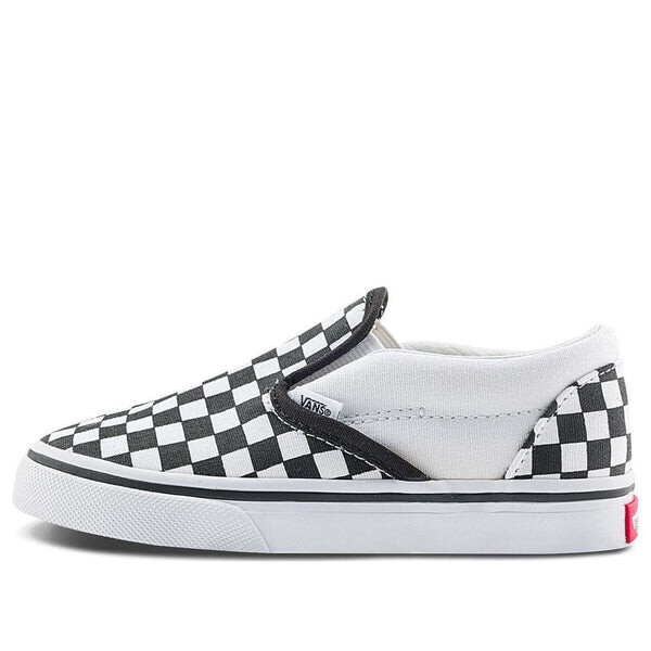 

Кроссовки slip-on 'checkerboard black' Vans, черный
