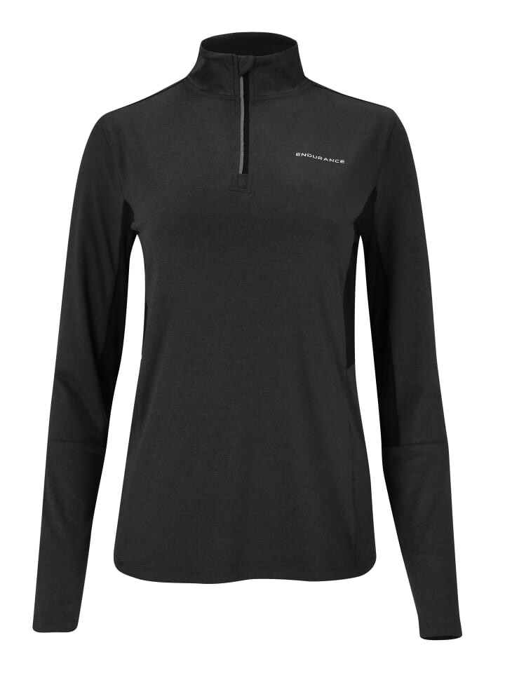 

Лонгслив Endurance Funktionsshirt JOCEE W Midlayer, цвет 1111 Black Melange