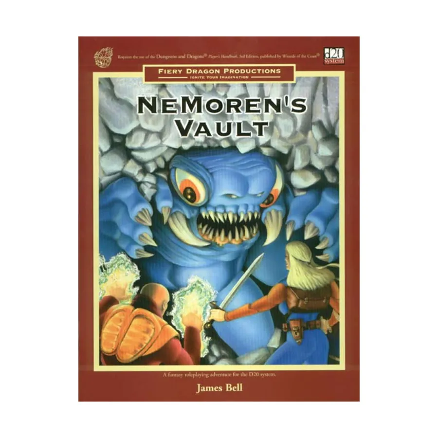 

Модуль NeMoren's Vault, Fantasy Supplements (Fiery Dragon) (d20)