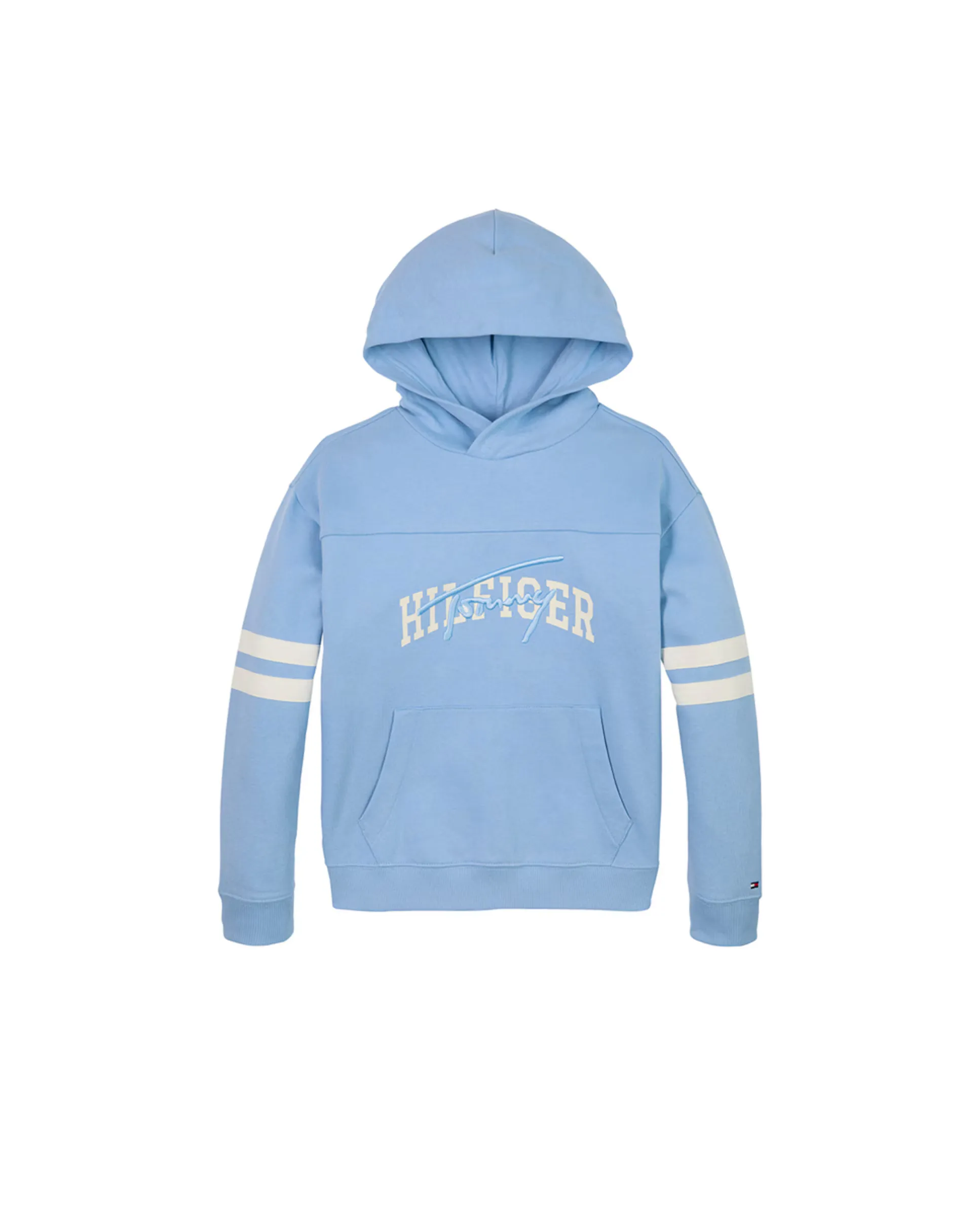 

Детский худи с капюшоном и логотипом спереди Tommy Hilfiger, синий