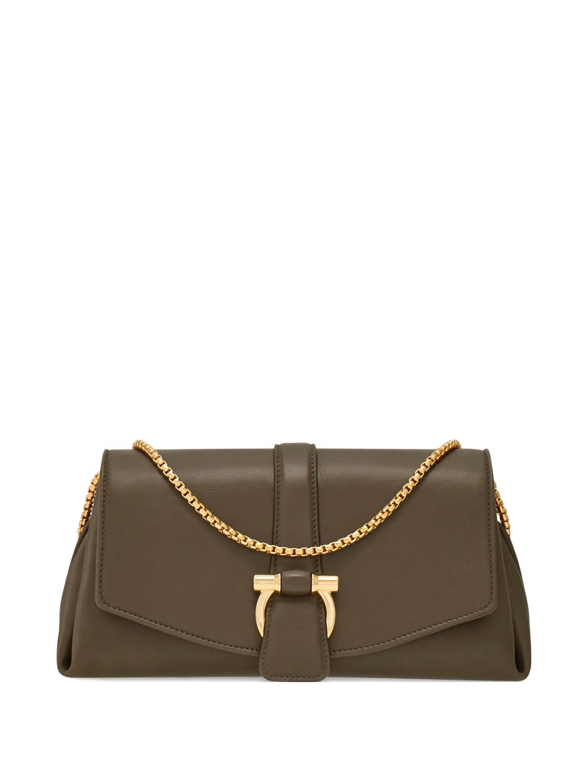 

Сумка на плечо Front Flap Ferragamo, серый