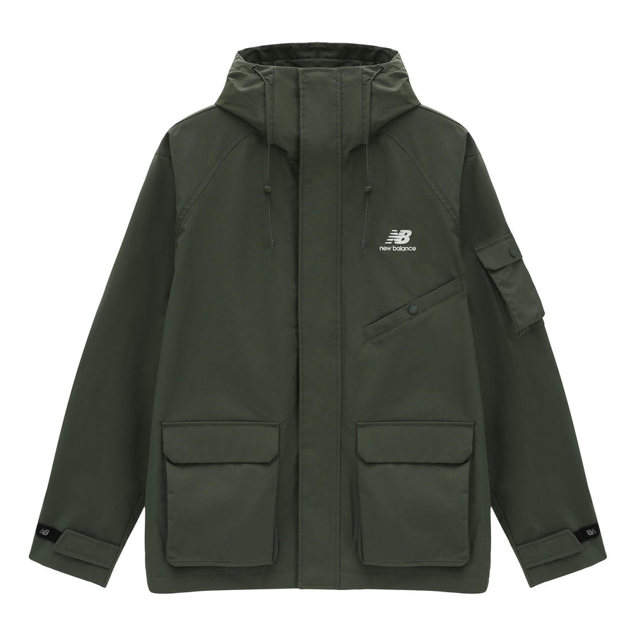 

Куртка New Balance Trend Hooded Jacket 'Military Green', зеленый