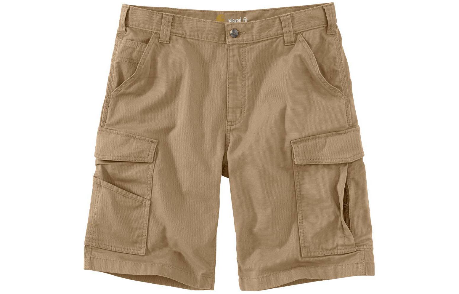 

103542 RUGGED FLEX Collection FIT CANVAS CARGO шорты RELAXED FIT мужские Carhartt, Navy/Marine Blue
