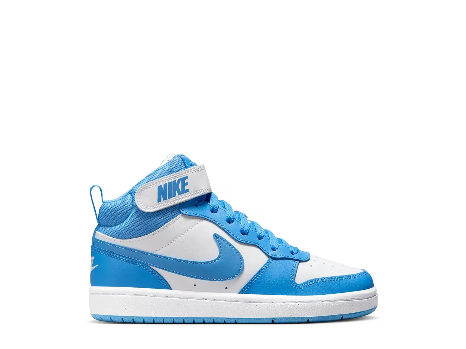 

Кроссовки Court Borough Mid High-Top - детские Nike, White/Blue