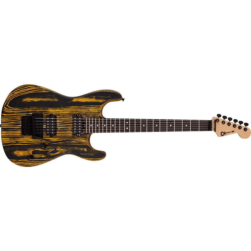 

Электрогитара Charvel Pro-Mod San Dimas Style 1 HH FR E Ash Electric Guitar, Ebony Fingerboard, Old Yella