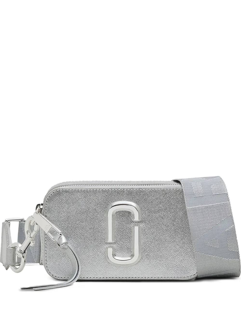 

Каркасная сумка The Metallic Snapshot MARC JACOBS, серебяный