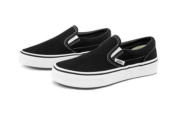 Кроссовки classic slip-on 'black' Vans, черный — фото 2