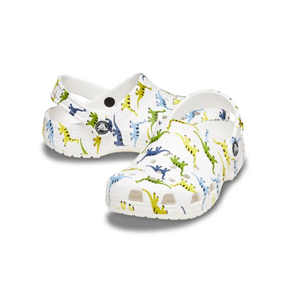 Детские классические клоги с принтом Dino от Crocs — фото 4