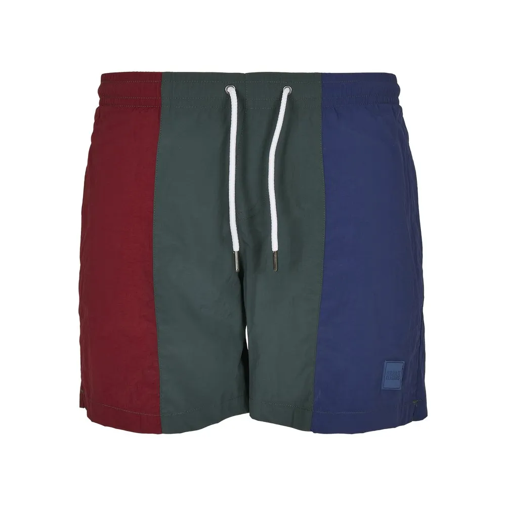 

Шорты для плавания Urban Classics Tricolour, красный