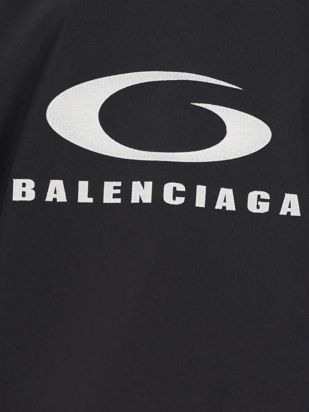 Свитшот на молнии с логотипом BALENCIAGA, черный — фото 3