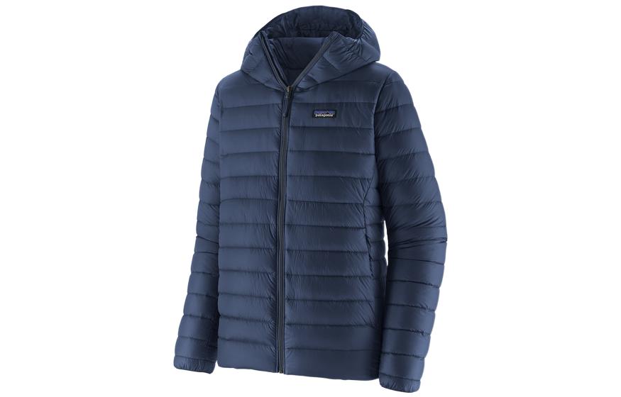 

Patagonia Капюшонная пуховая куртка, Marine Blue/NENA