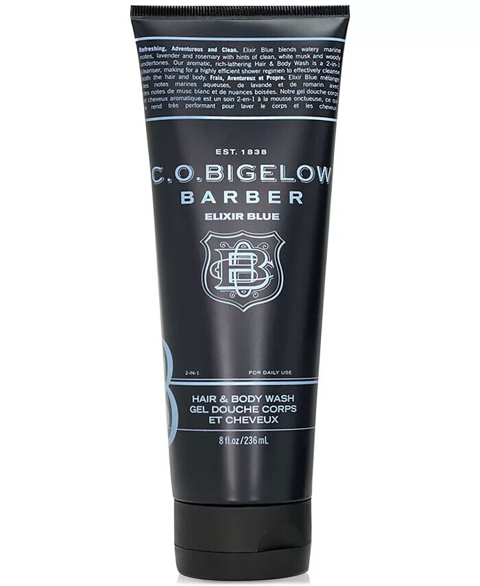 

С . Bigelow Elixir Blue для мытья волос и тела, 8 унций Proraso
