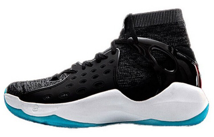 

Баскетбольные кроссовки SONIC 6 мужские высокие белые/черные/синие Lining