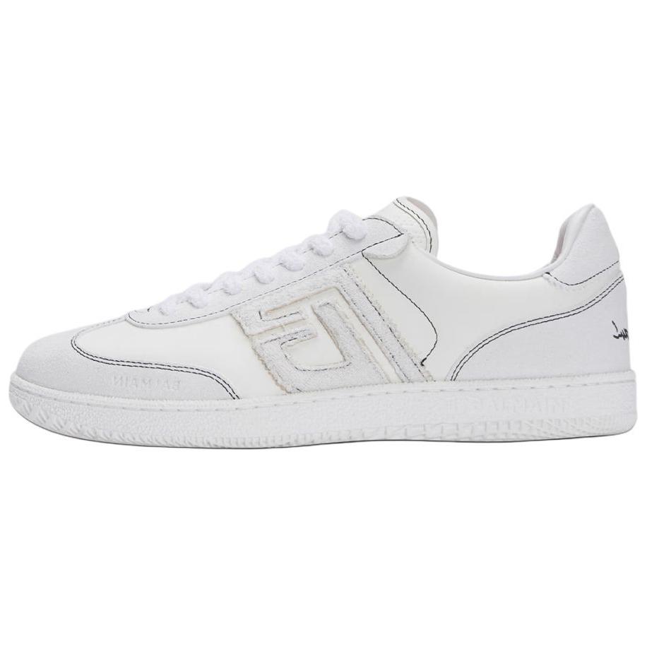 BALMAIN Кроссовки для скейтбординга Swan Low Top, женские, белые