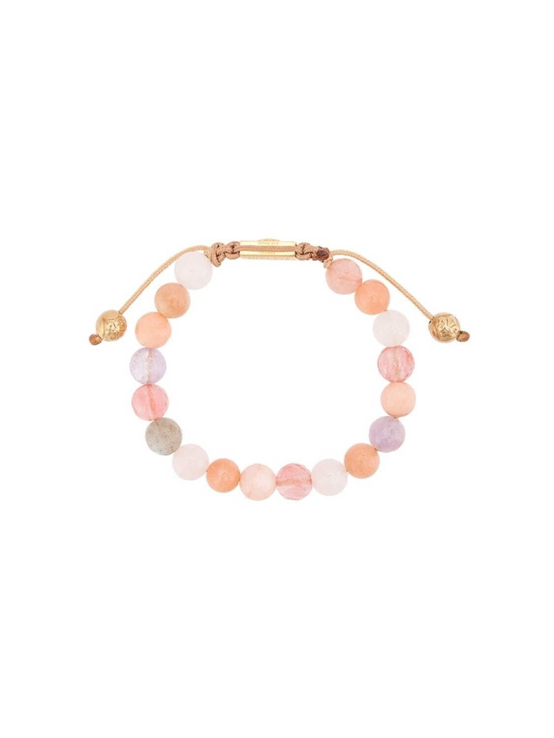 

Браслет с ограненными камнями Nialaya Jewelry, розовый