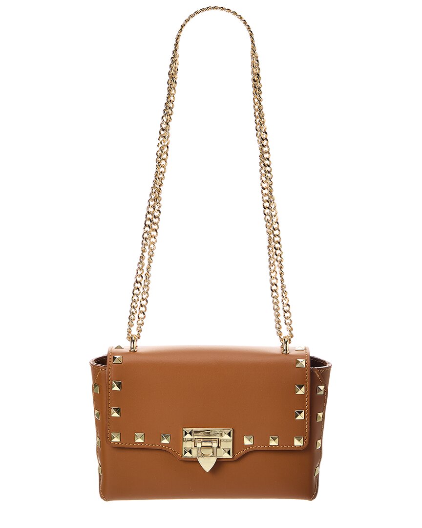 

Сумка через плечо Isabella Rossetti Juliette из кожи с заклепками, светло-коричневый