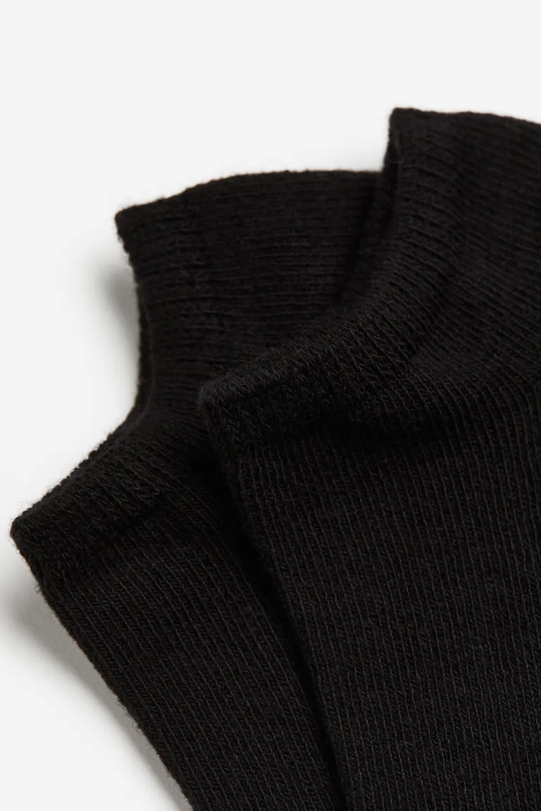

Упаковка из 7 носков-кроссовок H&M, черный