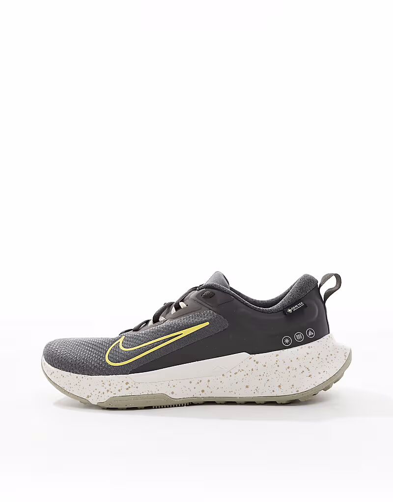 Кроссовки Nike Running Juniper Trail 2 Gore-TEX темно-серого цвета — фото 2