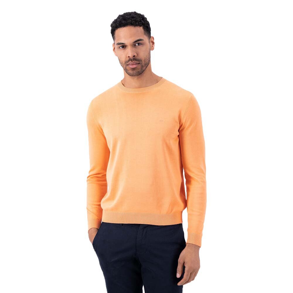 

Свитер Fynch Hatton 1413825 o neck, оранжевый