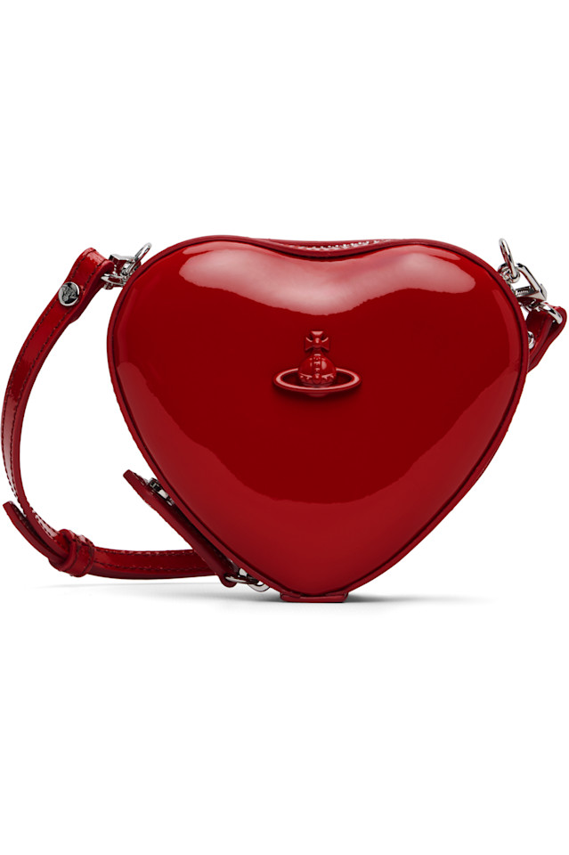 

Мини-сумка сердце через плечо Vivienne Westwood, красный