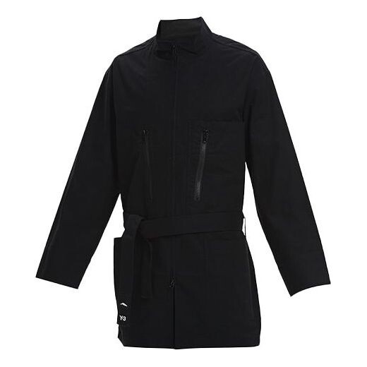 

Куртка men's y-3 mid-length stand collar casual jacket black Adidas, черный