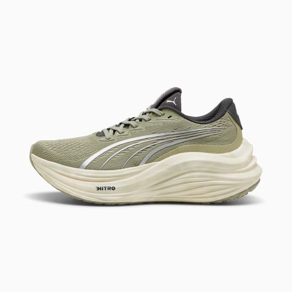 Женские кроссовки для бега по шоссе Magmax Nitro Terrains Puma, зеленый