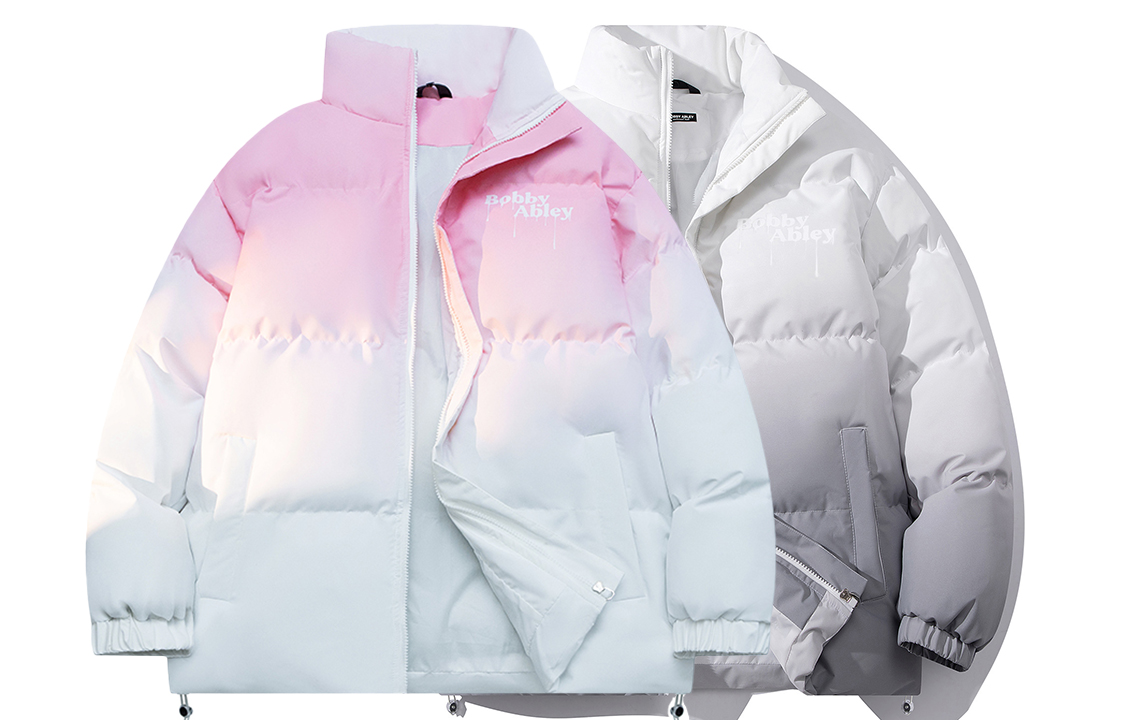

BOBBY ABLEY Пуховик Unisex, 2 Pack (Gradient Pink+Gradient White)