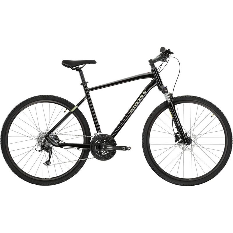 

Гибридный велосипед Kross Evado 5.0, черный/зеленый