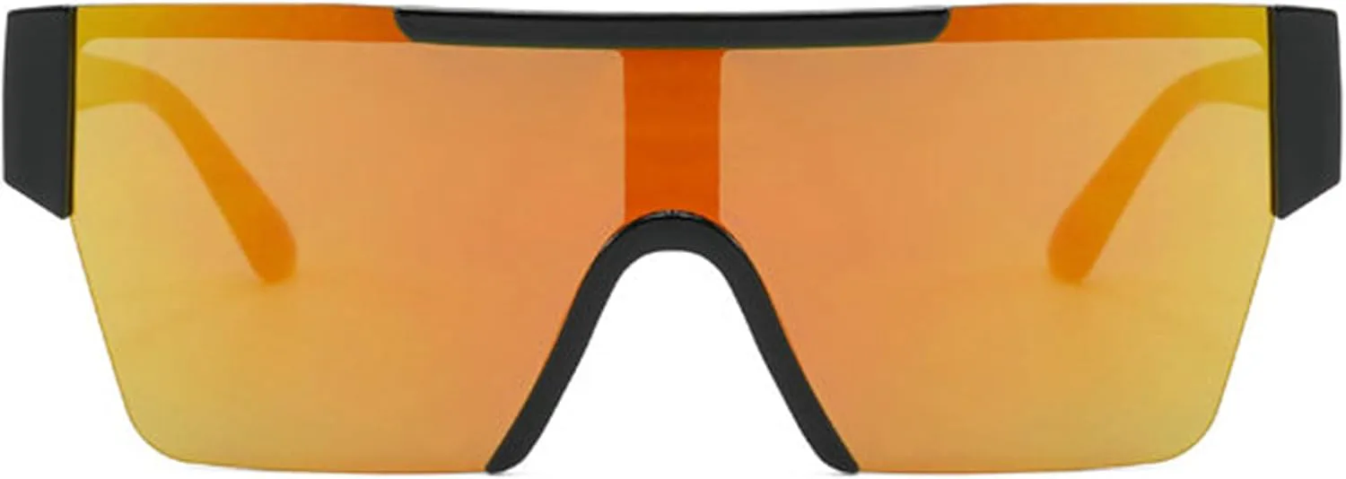 

Willochra — большие квадратные солнцезащитные очки для женщин, цельные модные солнцезащитные очки-щитки для мужчин, трендовые солнцезащитные очки UV400, C6