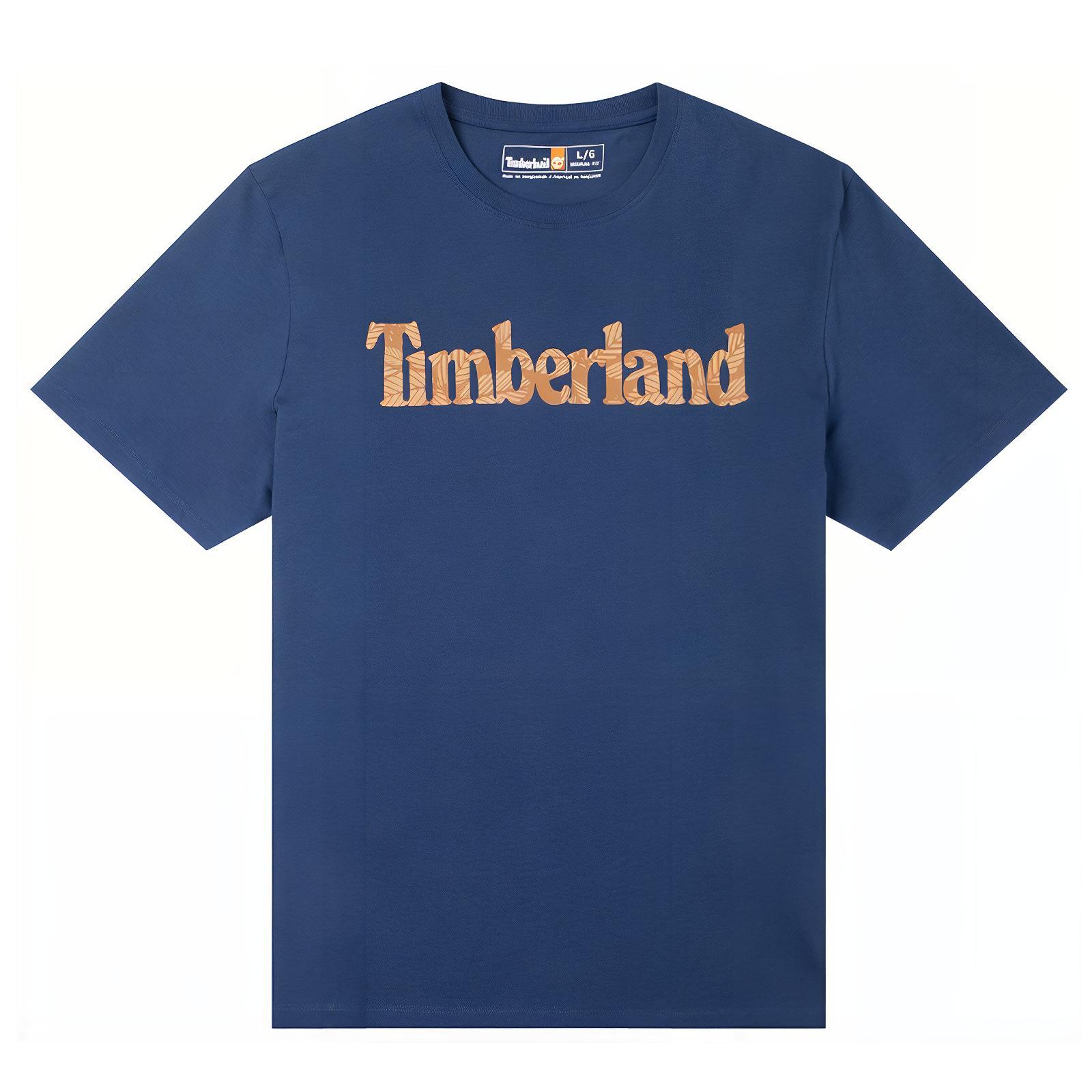 

Timberland Футболка SS25 мужская blue, Синий, Timberland Футболка SS25 мужская blue