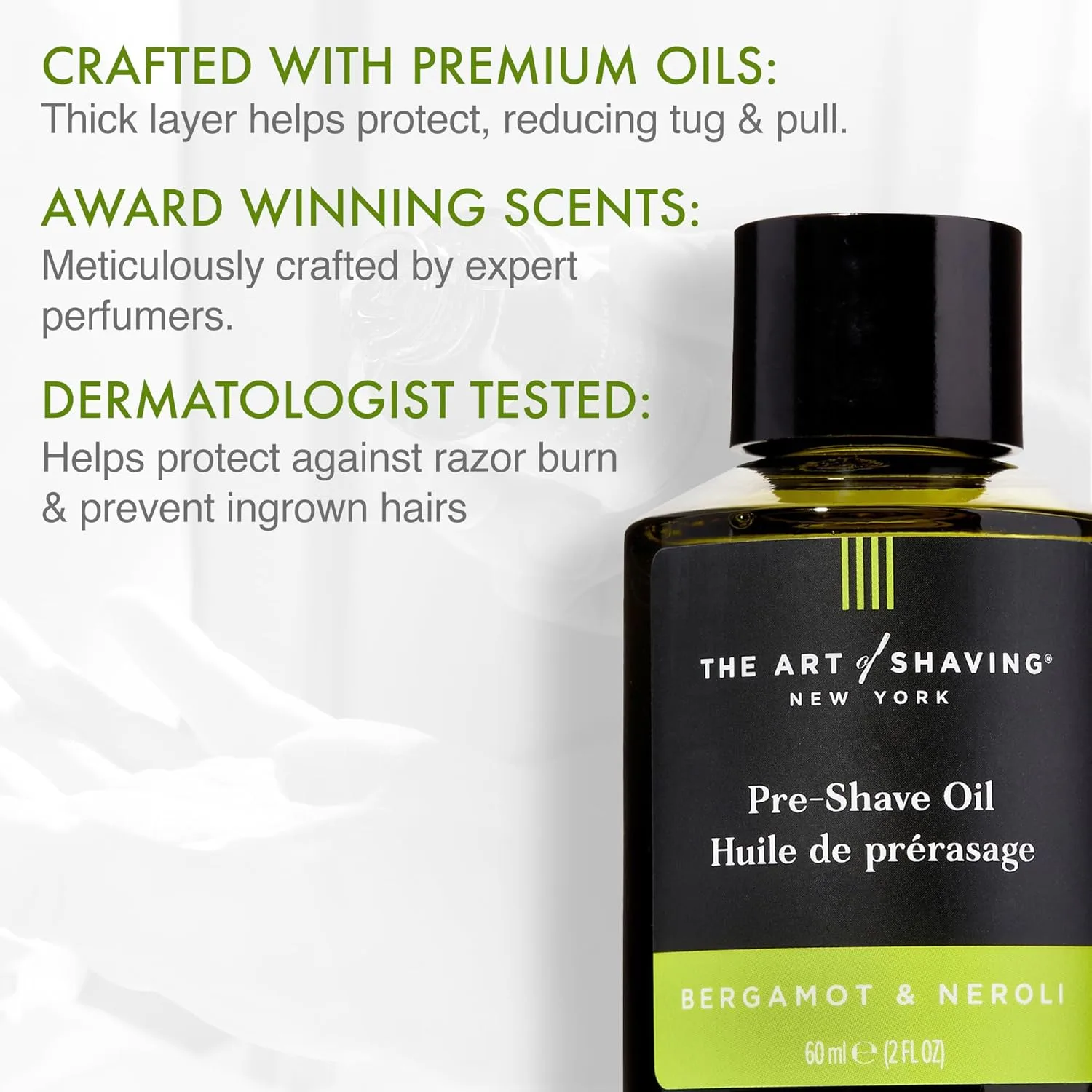 Набор для бритья The Art of Shaving Bergamot & Neroli: масло, крем и бальзам после бритья для чувствительной кожи — фото 4
