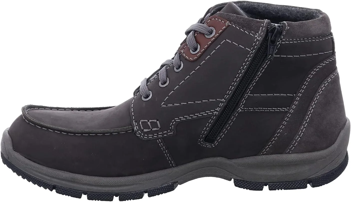 Мужские ботинки Josef Seibel Lenny 50, мужские зимние ботинки, TopDryTex, цвет Anthracite Combi — фото 4