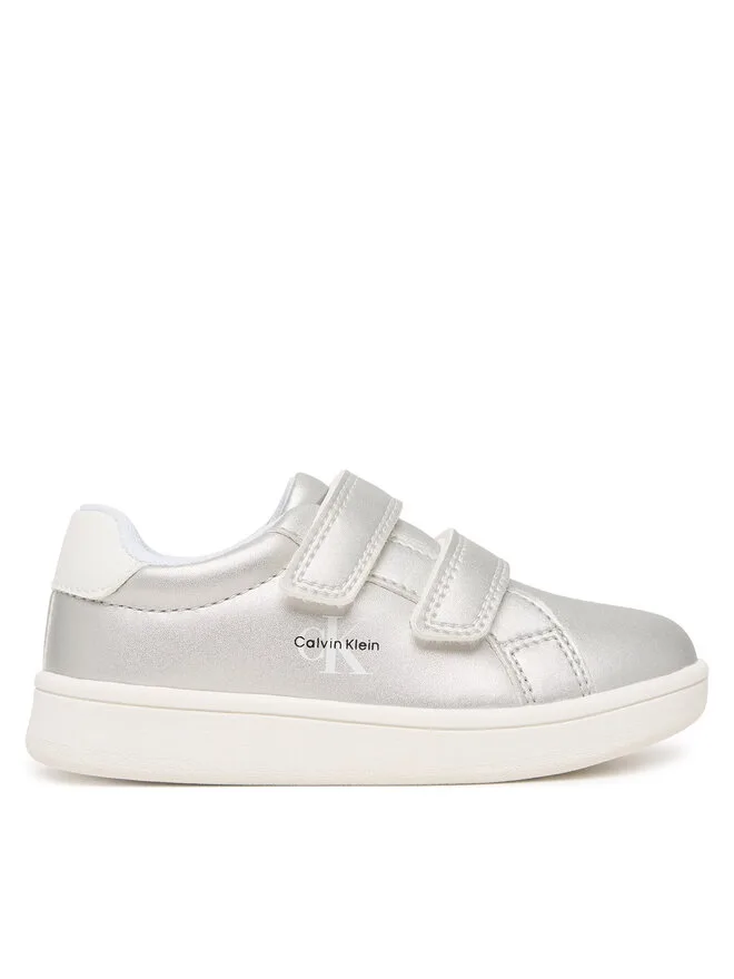 Calvin Klein Низкие кроссовки на липучке V1A9-83205-0376 M серебристого цвета