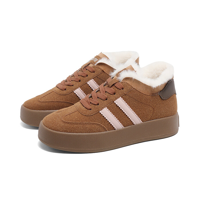 Кеды, скейтборд обувь женская низкая Dusto, цвет Light Brown — фото 4