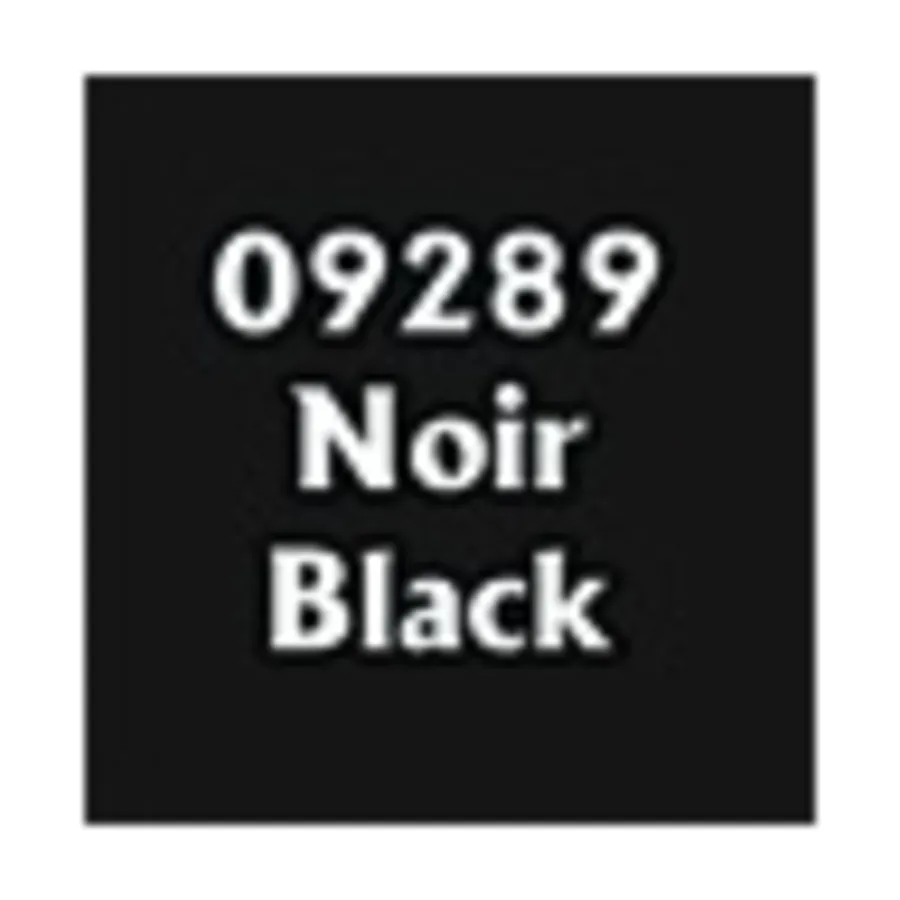 

Нуар Блэк, Master Series Paints - High Density Pigment - Blacks & Greys