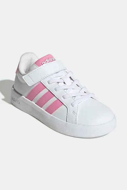 Кроссовки детские Grand Court 3.0 Adidas, белый — фото 2