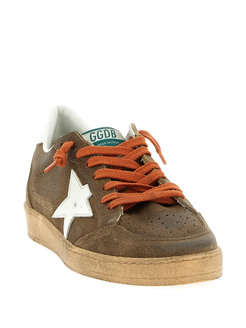 Кроссовки Ball Star с контрастными вставками Golden Goose, коричневый — фото 2