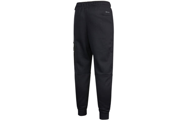 Спортивные штаны Men's Air Jordan Athleisure Casual Sports Running Knit Long Pants/Trousers Black, черный — фото 2